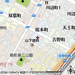 静岡県静岡市葵区桜木町周辺の地図