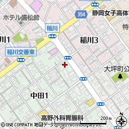 名古屋モザイク工業株式会社　静岡営業所周辺の地図