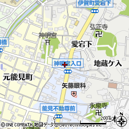 青山時計店周辺の地図