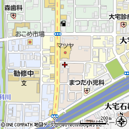 綜合警備保障株式会社　京都支社山科営業所周辺の地図
