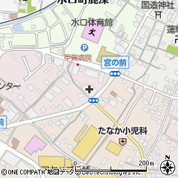 滋賀銀行水口支店周辺の地図