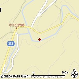 愛知県岡崎市木下町向畑周辺の地図