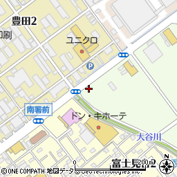 日産レンタカー静岡　静岡ＳＢＳ通り店周辺の地図