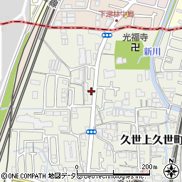 京都府京都市南区久世上久世町71周辺の地図