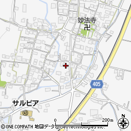 兵庫県神崎郡福崎町山崎718-1周辺の地図