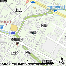 愛知県刈谷市小垣江町南藤周辺の地図
