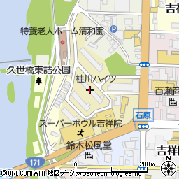 桂川ハイツ２号館周辺の地図