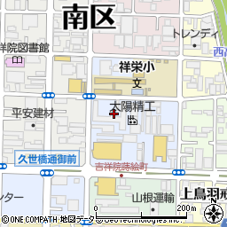 京都府京都市南区吉祥院蒔絵町16周辺の地図