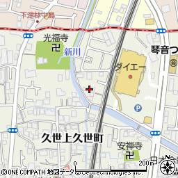京都府京都市南区久世上久世町482-1周辺の地図