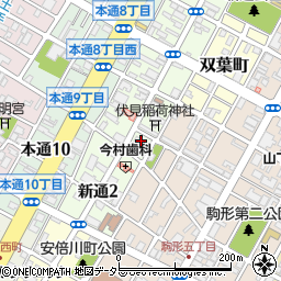 株式会社久月　静岡店周辺の地図