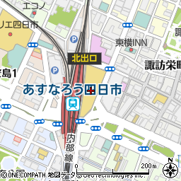 ニットソーイングクラブ　近鉄百貨店四日市店周辺の地図
