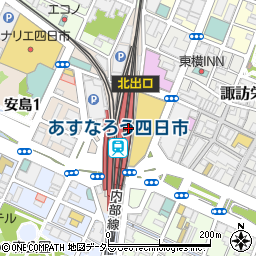 近畿日本鉄道株式会社　四日市駅周辺の地図