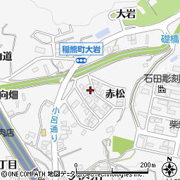 愛知県岡崎市稲熊町赤松19周辺の地図
