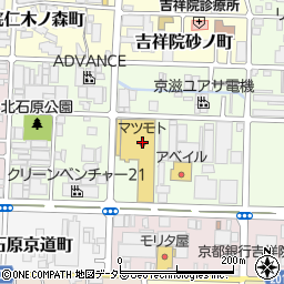 京都府京都市南区吉祥院観音堂町周辺の地図