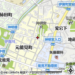 芦田理容周辺の地図