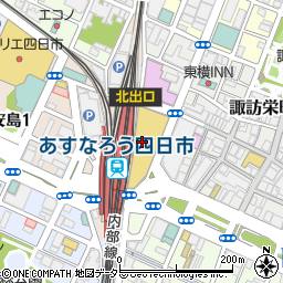 札幌 かに本家 近鉄百貨店四日市店周辺の地図
