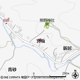 愛知県岡崎市箱柳町宮坂17周辺の地図