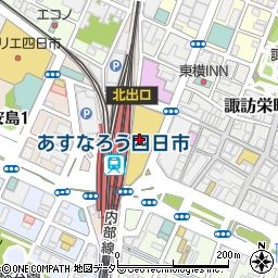 近鉄百貨店四日市店　喫茶・レストランブルーポピー周辺の地図