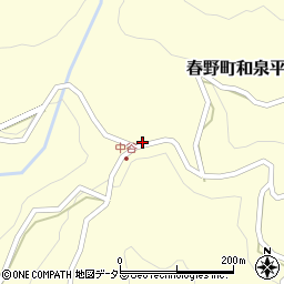 静岡県浜松市天竜区春野町和泉平296周辺の地図