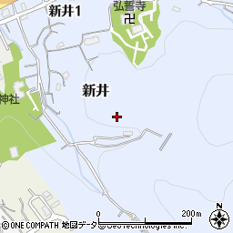 静岡県伊東市新井186周辺の地図