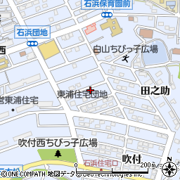 愛知県知多郡東浦町石浜吹付2-46周辺の地図