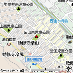 柴山東児童公園周辺の地図
