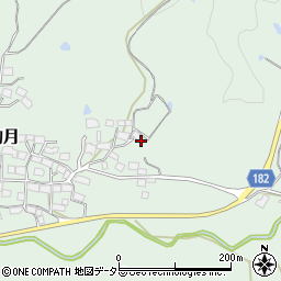 滋賀県蒲生郡日野町上駒月1163周辺の地図