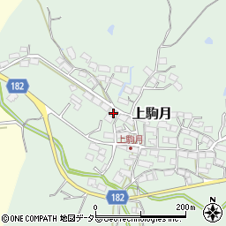 滋賀県蒲生郡日野町上駒月1509周辺の地図