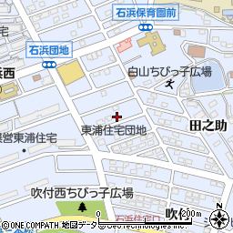 愛知県知多郡東浦町石浜吹付2-40周辺の地図