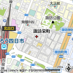 諏訪栄町マンションＭ周辺の地図