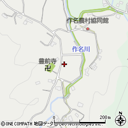 千葉県館山市作名周辺の地図