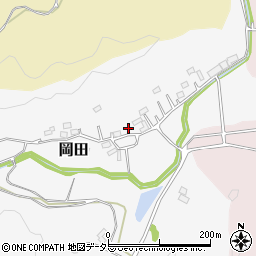 千葉県館山市岡田周辺の地図