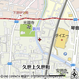 京都府京都市南区久世上久世町474周辺の地図