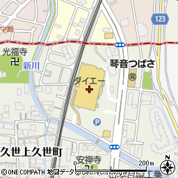 ナフコツーワンスタイル京都桂南店周辺の地図