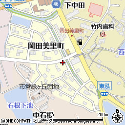 〒478-0062 愛知県知多市岡田美里町の地図