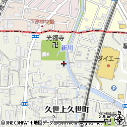 京都府京都市南区久世上久世町86周辺の地図