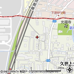 京都府京都市南区久世上久世町46周辺の地図
