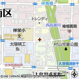 京都府京都市南区吉祥院稲葉町35周辺の地図