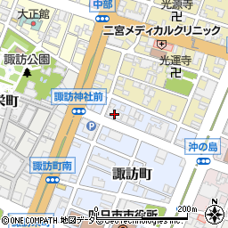 サンマンション・アトレ諏訪新道周辺の地図
