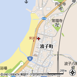 島根県江津市波子町イ-1343周辺の地図