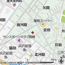 ユーハウス第５岡崎周辺の地図