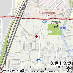 京都府京都市南区久世上久世町68周辺の地図