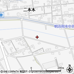 愛知県安城市二本木町周辺の地図