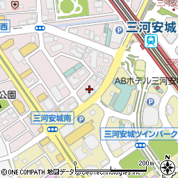 ウエルシア薬局三河安城本町店周辺の地図