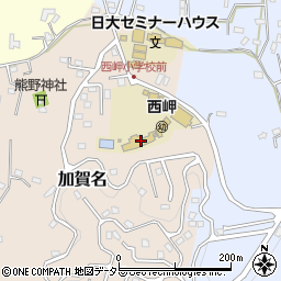 千葉県館山市加賀名151周辺の地図