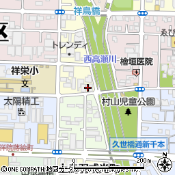 京都府京都市南区吉祥院稲葉町32周辺の地図