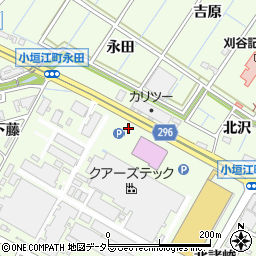 愛知県刈谷市小垣江町北藤周辺の地図