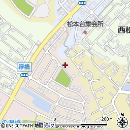 三重県四日市市南松本町周辺の地図