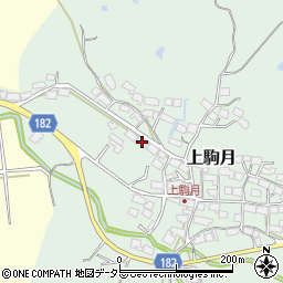 滋賀県蒲生郡日野町上駒月1512周辺の地図