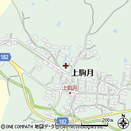 滋賀県蒲生郡日野町上駒月1465周辺の地図